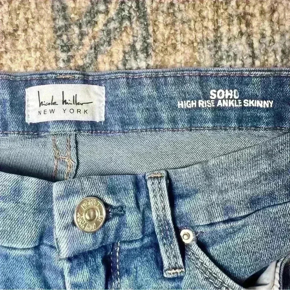 Nicole Miller Women’s SoHo High Rise Ankle Skinny Jeans Size 4 - Picture 13 of 13